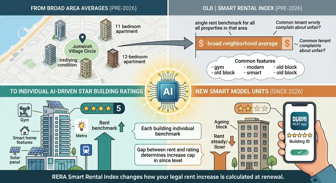 Dubai RERA Smart Rental Index 2026 | How AI Star Ratings Impact Your Rent